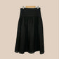 Embroidered black skirt
