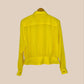 Vintage yellow frill shirt