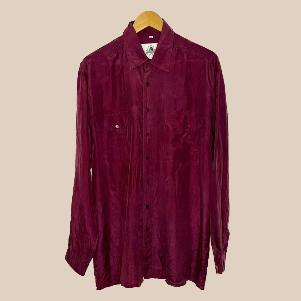 Burgundy vintage shirt